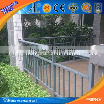 NEW !! High quality surface treatment powder coated aluminum fence used in buildings/ aluminium profile prices China