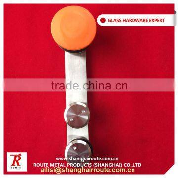 Sliding Mirror SS304 Stainless Steel Shower Glass Door Roller Interior