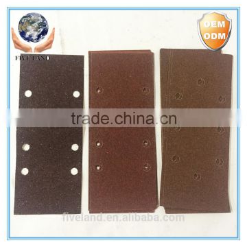 garnet abraisve sandpaper with holes automatic polishing by machine