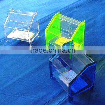 Acrylic business card collection box business card case