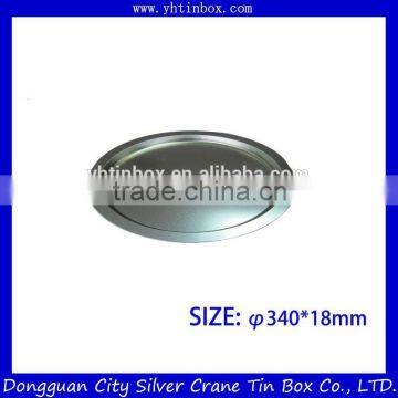 Round tin trays