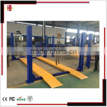 Hydraulic four post lift platform,maintenance car lift