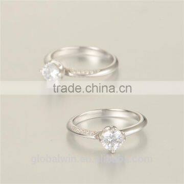 925 Latest Simple Design Ladies Coustume Jewelry Italian Silver Rings photo-4