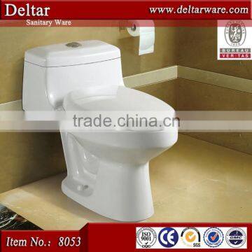 Siphonic One Piece Bathroom Toilet, Sanitaryware wc Toilet, Cheap Price Indian Toilet Design photo-3