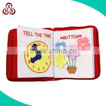 New arrival activity my quiet book baby soft cloth book