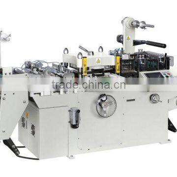 MQ-420420 Roll to roll / roll to sheet / label die cutting machine with hot stamping / lamination / punching function