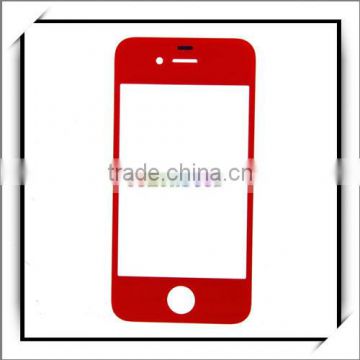 Top Quality !! Front Screen Glass Lens for iPhone 4S Red