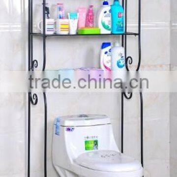 home decorative free standing garage 3 tier, wrought iron bathroom organizer storage rack, over the toilet metal shelf