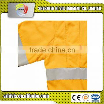 Two Tone hi Vis Work Safety Reflective Coverall photo-3