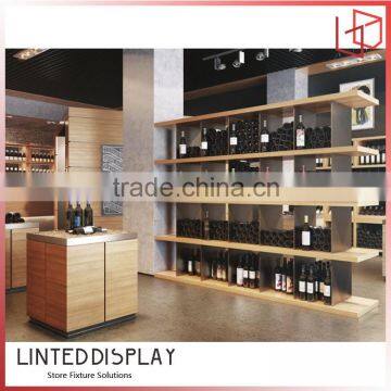 MDF Display Cabinet Grid Display Rack For High-grade Wine