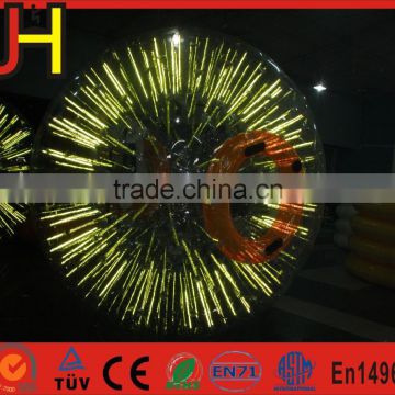 Cheap Led Inflatable Lighting Grass Zorb Ball For Rent