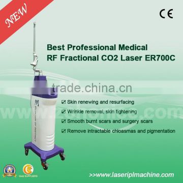 Fractional CO2 laser + CO2 cut laser for warts and scars removal from