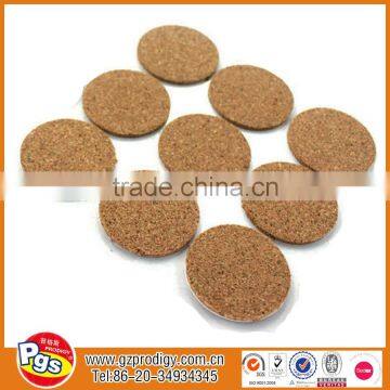 Self Adhesive furniture leg Cork Protection Pads