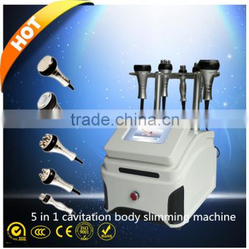 Ultrasound Fat Reduction Machine 5 In 1 Vacuum Rf Ultrasound Cavitation Fat Remove Machine/ 40khz Ultrasound Cavitation Fat Body Shaping