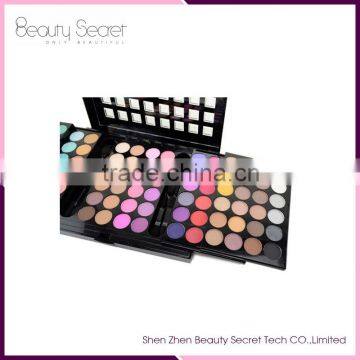 Hot style 96 colors eyeshadow cosmetic eyeshadow palette can oem