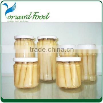 580ml Newly canned peeled asparagus in jar