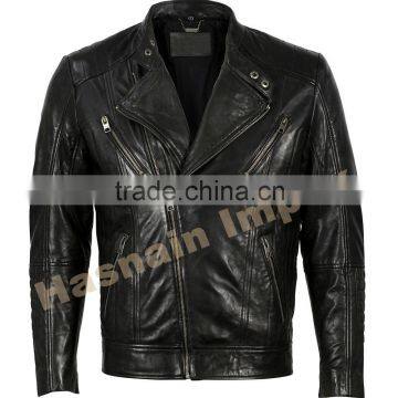 Motorcycle leather jacket for Men's