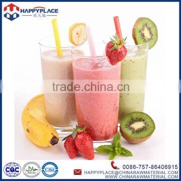 Various fruity milk shake powder