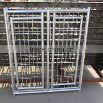 Heavy safety and duty large outdoor temporary modular dog kennels fence/large powder coated dog kennels