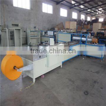 Automatic cylindrical air filter pleating machine and gluing loading machine