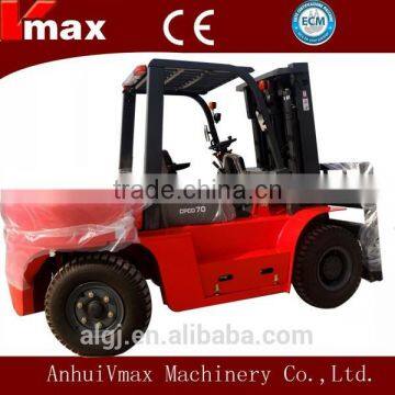 CPCD70 7ton VMAX diesel forklift truck from the biggest China forklift production base HEFEI