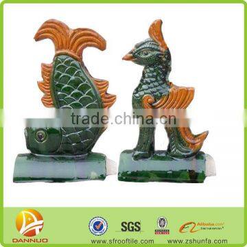 2013 Chinese handmade animal roof figure of bird and fish