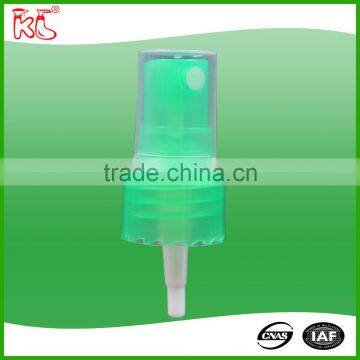 Custom color green perfume PP sprayer,20/410 sprayer for bottles