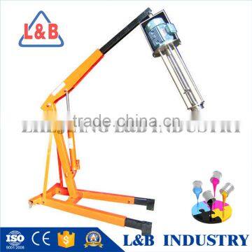 Industrial Paint Dissolver Mixer Homogenizer with lifting stand