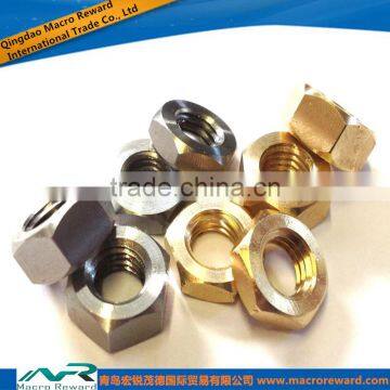 DIN EN GB Q235 304 316 Stainless Steel Hex Nuts of Hardware Fasteners