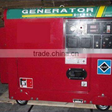 Domestic silent type diesel generator with 1 year warranty