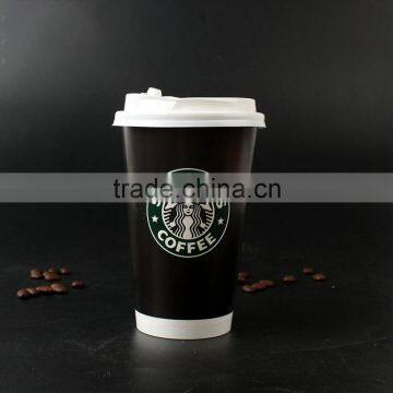 Factory Price 16oz Custom Logo Printed Double PE Cold Drink Paper Cup photo-4