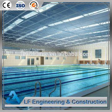 Above Ground Steel Frame Structure Swimming Pool Roof photo-2