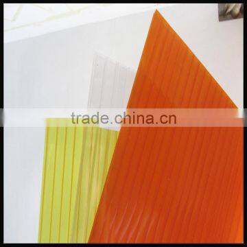Polycarbonate Resin New Building Material Twin Wall Colored Polycarbonate Sheet for Roofs Skylight Awning photo-2