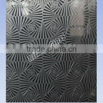 4-12mm Yearn Deep Acid Etched Glass with CE & ISO9001