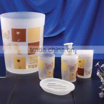 Plastic Bathroom Accessories Set, Soap Dispenser Set