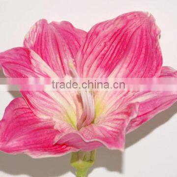 SJ1012074 Artificial Wholesale Factory Price Hippeastrum Amaryllis Flower Silk photo-3