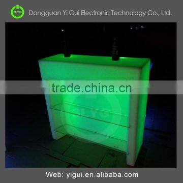 2017 New Design Restaurant Bar Counter Design Led Cocktail Table photo-3