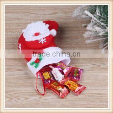NEW 4 Christmas Table Decor Silverware Tableware Holder Socks Candy Stock photo-4