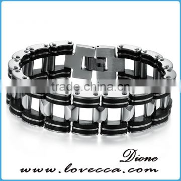 Latest 316L Stainless Steel Bracelet Mens Bike Motorcycle Chain Bracelet