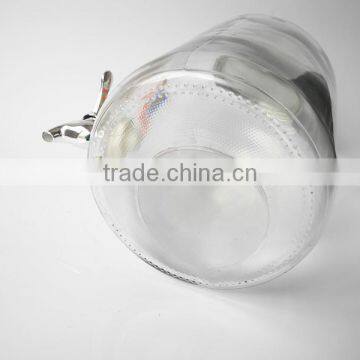 Nice Glass Orange Juice Dispenser Big Drinking 32 oz Storage Mason Jar photo-2