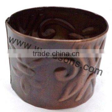 Metal Napkin Ring, Leaf Napkin Ring, Bar Napkin Ring, Metal Napkin Ring, Decorative Napkin Ring photo-4