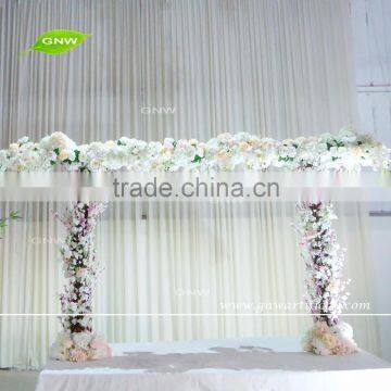 GNW FLA1609029 New design wholesale artificial wedding arch flower with orchids and hydrangea