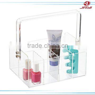 Acrylic flatware caddy, acrylic bathroom shower caddy