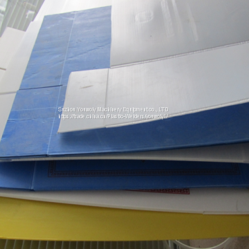 Edge Folding Ultrasonic Welding Corrugated Plastic Box Welding Machine photo-3