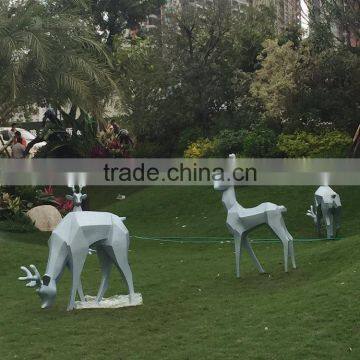 FRP Reindeer Landscape Sculpture photo-3