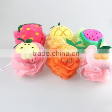 wholesale bath sponge shower puff novelty fruit baby bath sponge bath ball