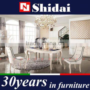 High Gloss Table, High Gloss Dining Table, White High Gloss Dining Table LV-A801A photo-4