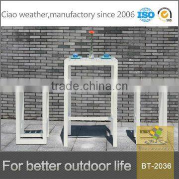 2014 hot sale PE wood outdoor luxury patio furniture