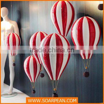 New Style Fashion Fiberglass Visual Display Design Hot Air Balloon photo-4
