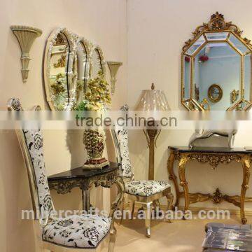 Rococo Style Furniture Living Room Antique Gold Console Table photo-2